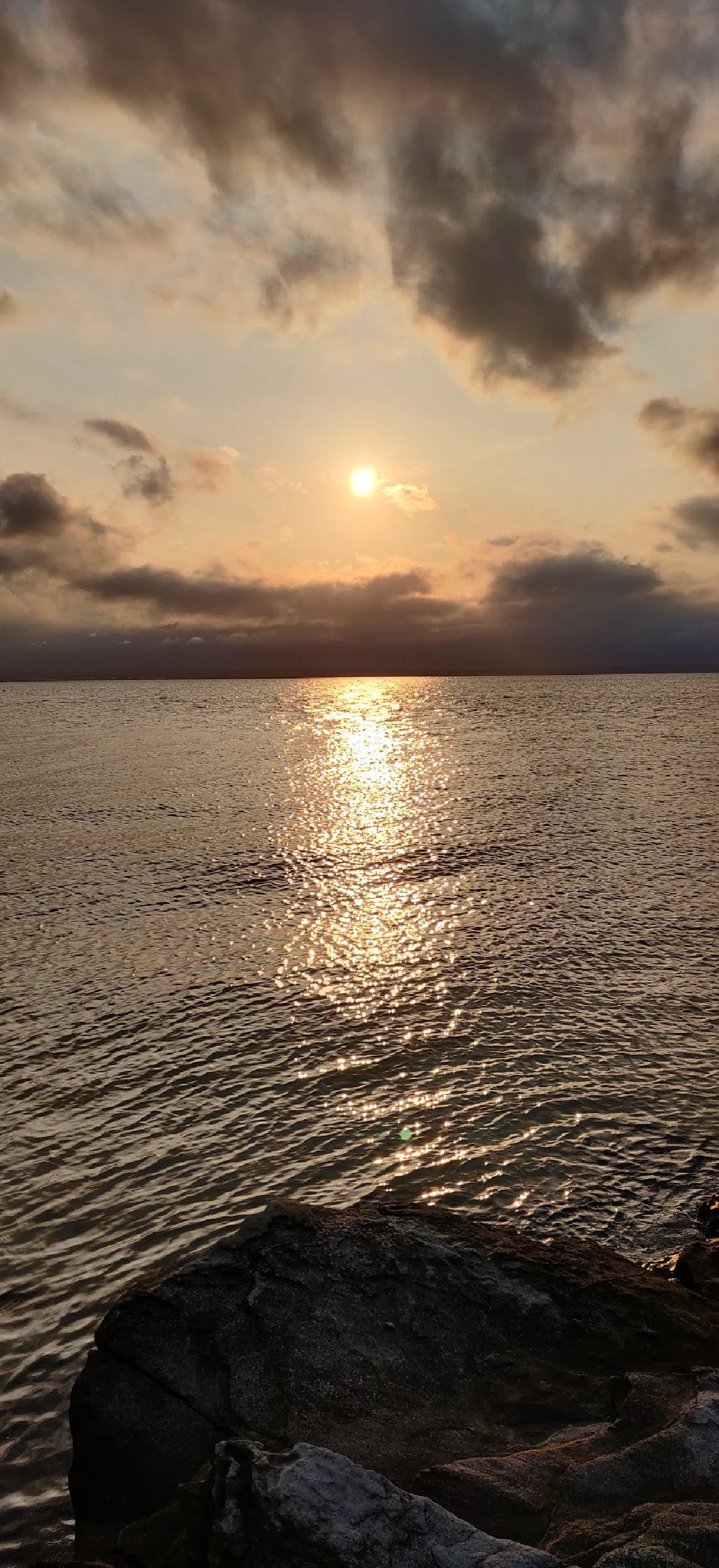 The sunset at Prudence Island,RI