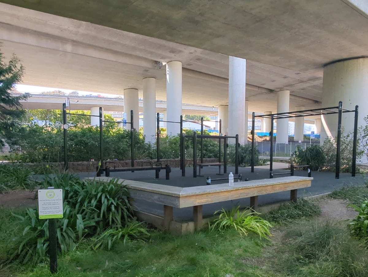 Outdoor gym park near my work