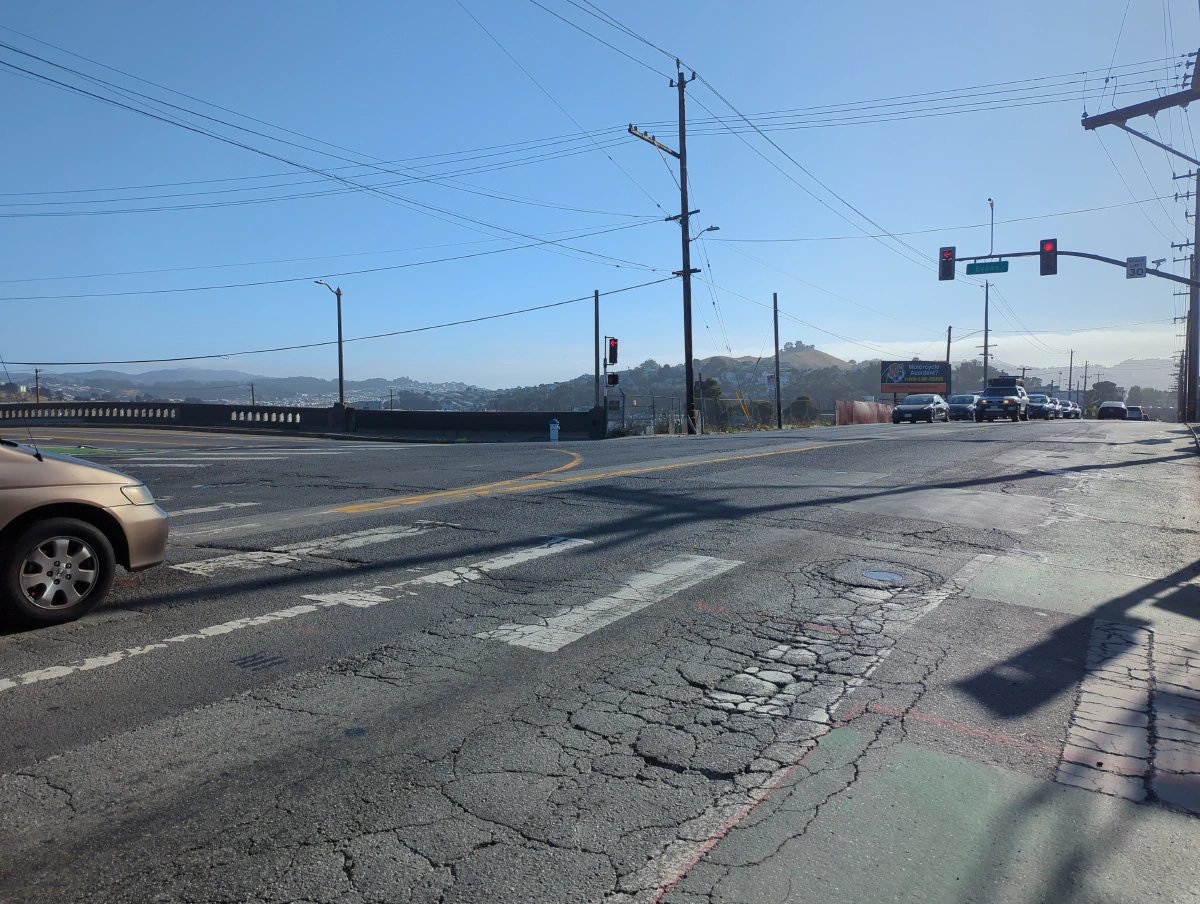 Lots of hills in the distance.